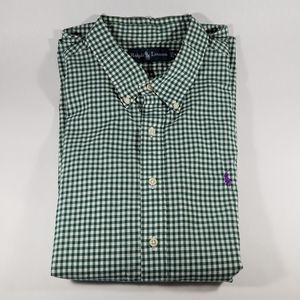 Ralph Lauren Button Down Green Checkered